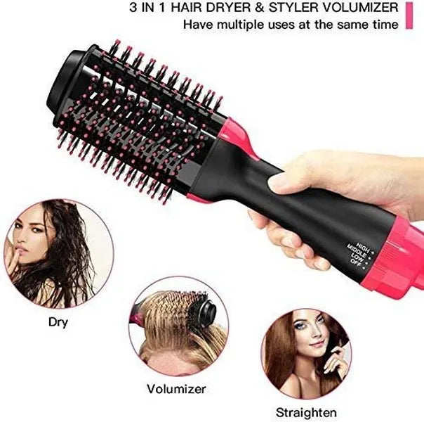 All-in-One Hair Dryer Brush – Smooth, Straighten & Curl Effortlessly