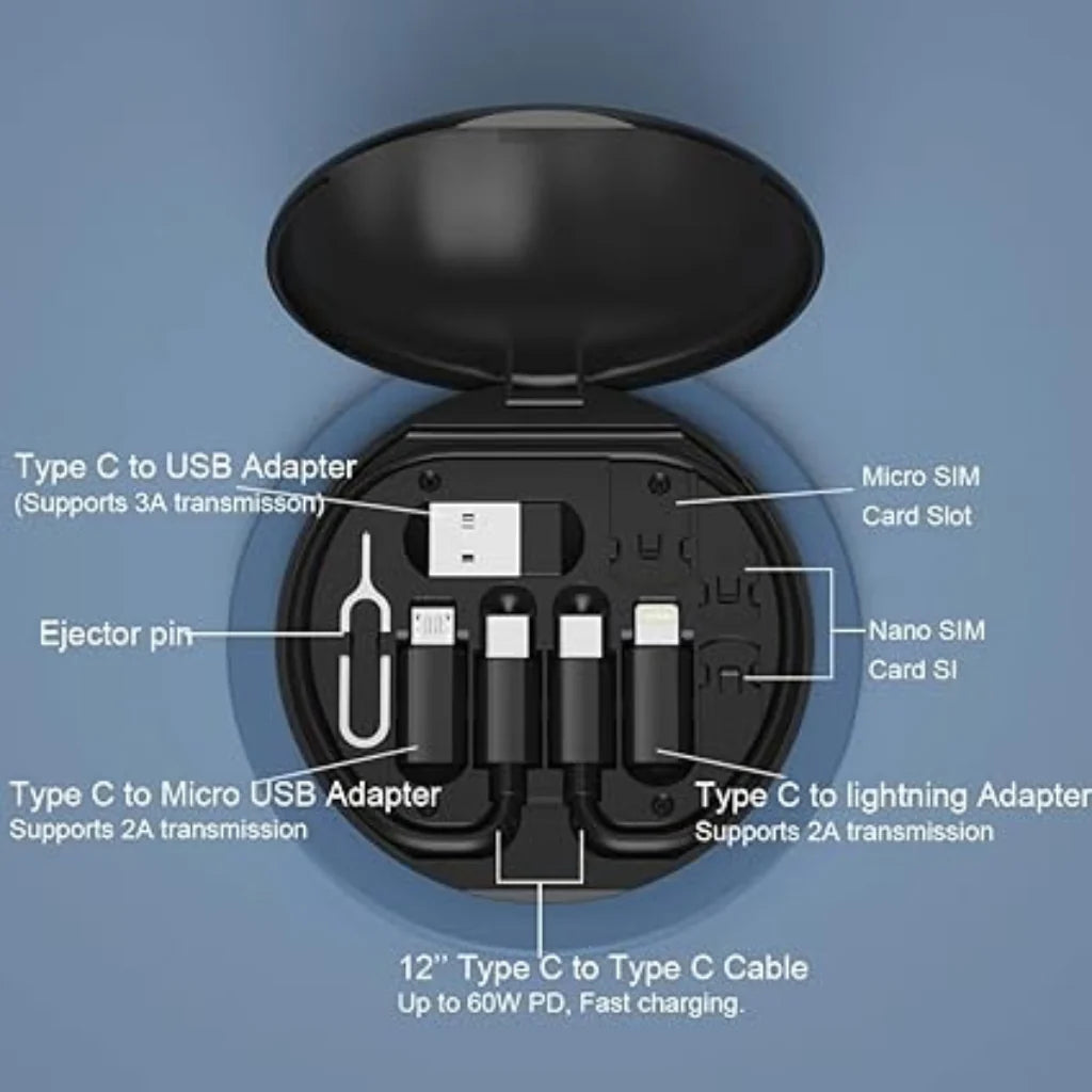All in 1 Multipurpose Universal Cable & Adapter Set