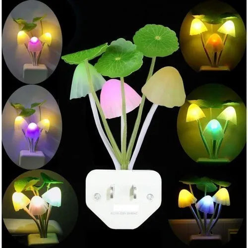 Magic Mushroom LED Night Light– Multicolor LED with Smart Sensor