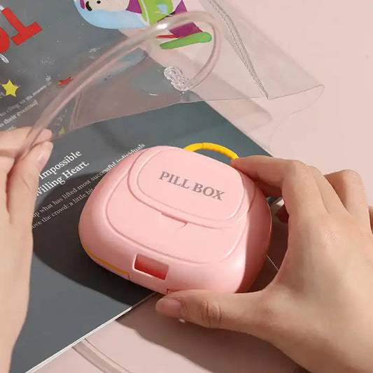 7-Day Pill Organizer – Weekly Medicine Box with Easy Open Lids