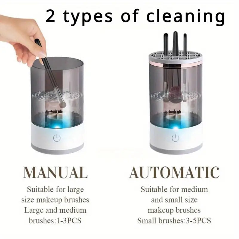 3-in-1 USB Electric Makeup Brush Cleaner