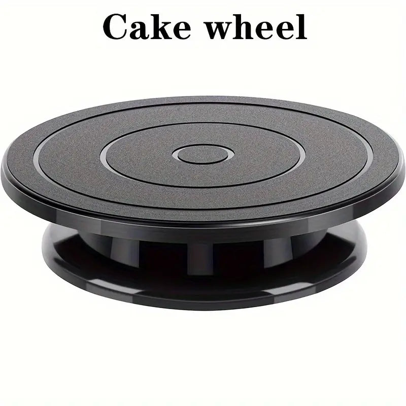 360° Cake Decorating Turntable Stand – Non-Slip Rotating Cake Platform