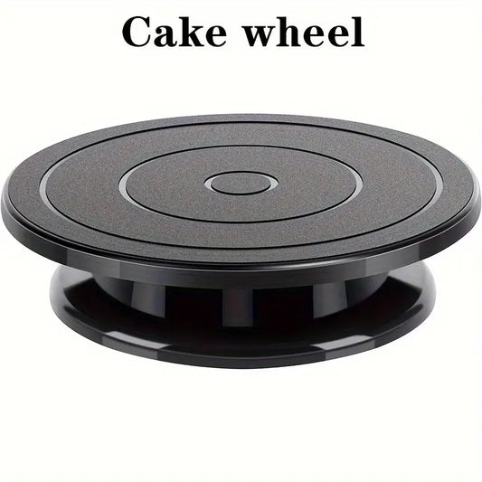 360° Cake Decorating Turntable Stand – Non-Slip Rotating Cake Platform