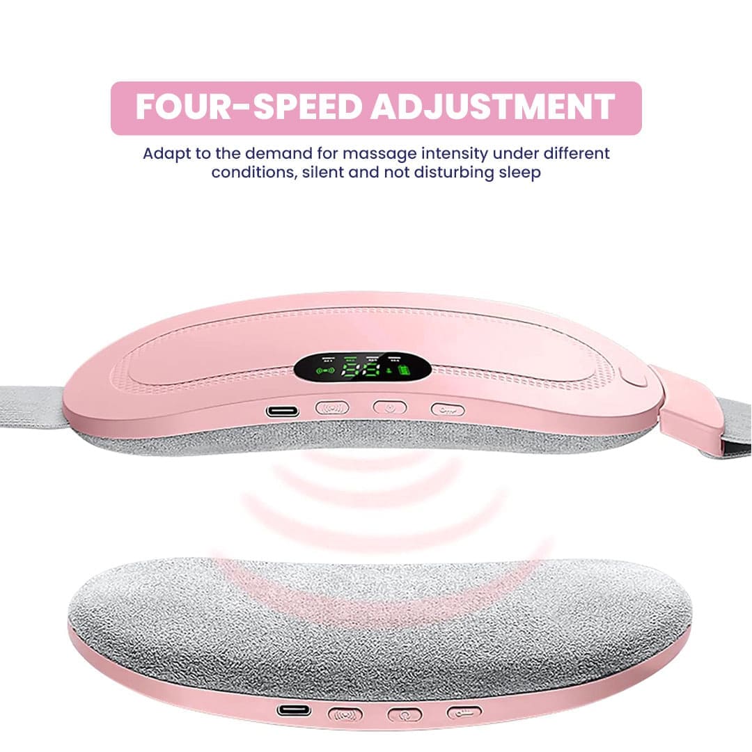 Portable Heating & Massage Belt – Comfort for Cramps & Back Tension