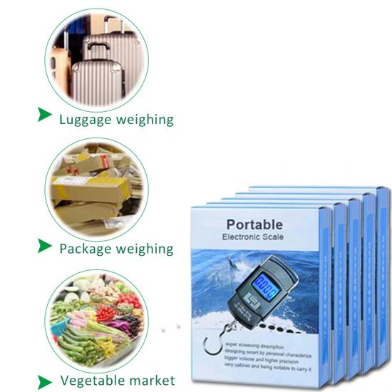 Portable Electronic Luggage Scale–Travel Weight Measuring Tool