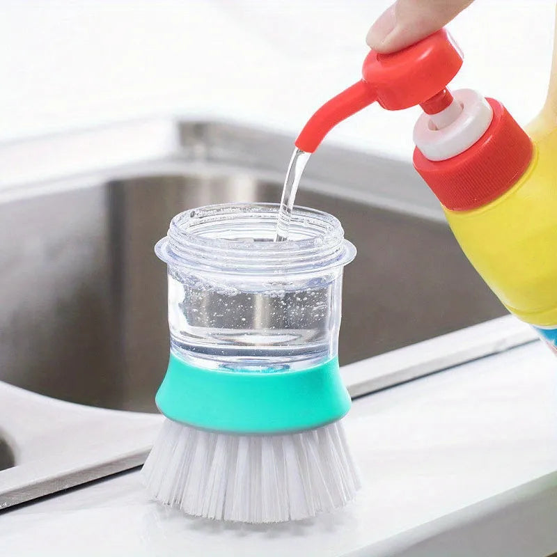 Dish Brush with Soap Dispenser