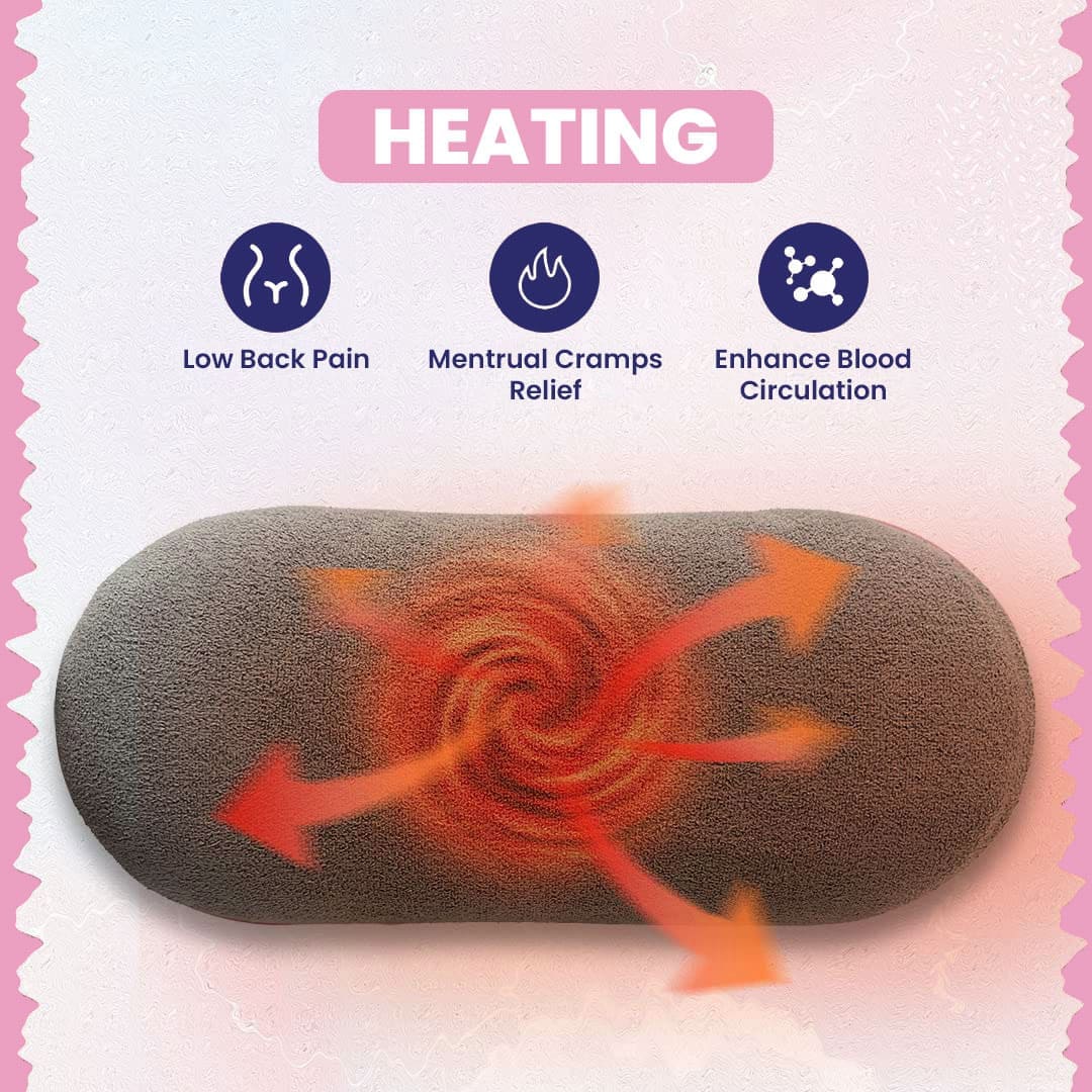 Portable Heating & Massage Belt – Comfort for Cramps & Back Tension