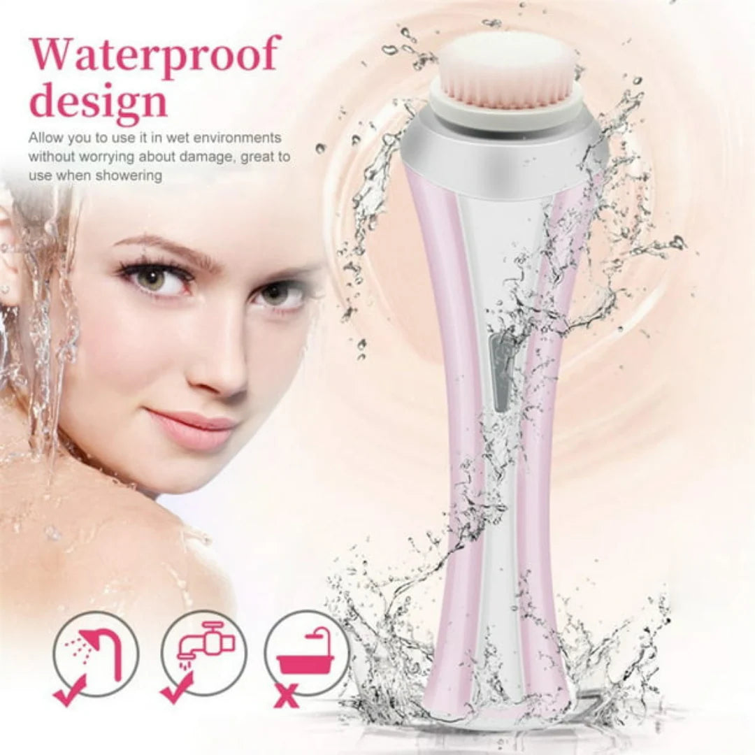 RadiantGlow 5-in-1 Facial Cleansing Brush Set