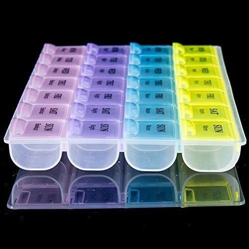 Weekly Pill Organizer Box (21 Grids) – Morning, Noon & Night