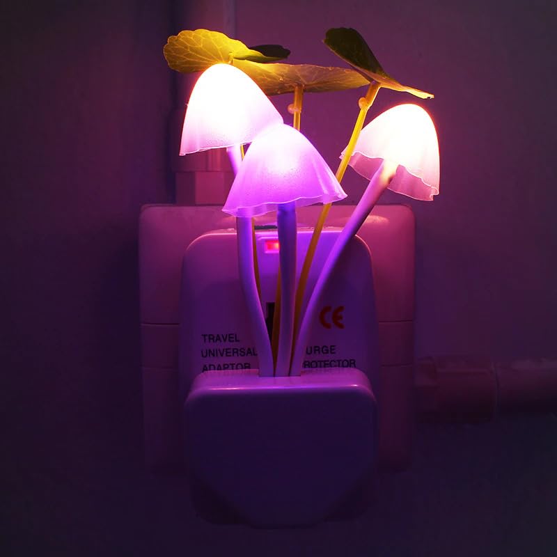 Magic Mushroom LED Night Light– Multicolor LED with Smart Sensor