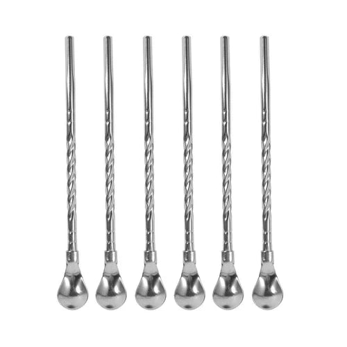 Stainless Steel Straw Spoons – Sip Scoop in Style
