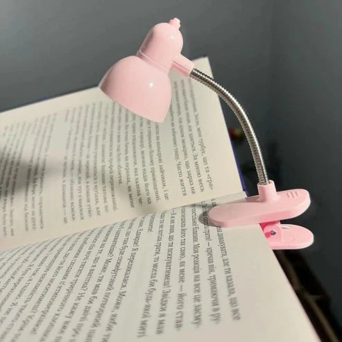 Portable Study Book Lamp β Clip-On Flexible LED Reading Light