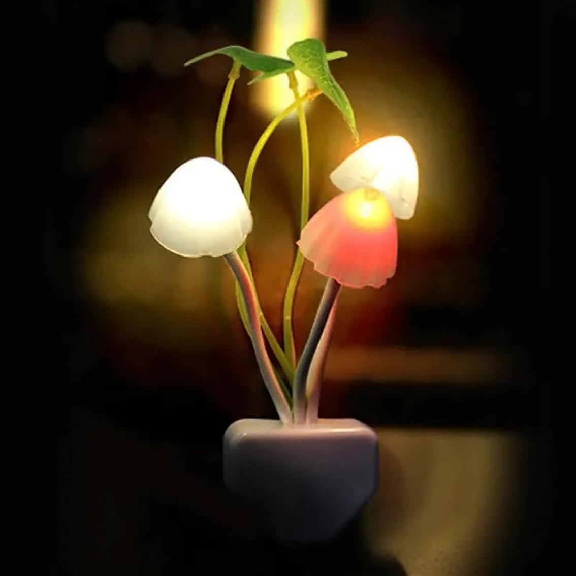 Magic Mushroom LED Night Light– Multicolor LED with Smart Sensor