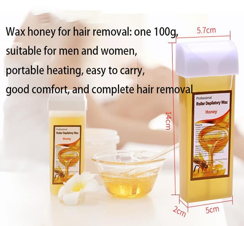 GoldenGlow – Professional Honey Roller Wax with Large Fixed Head