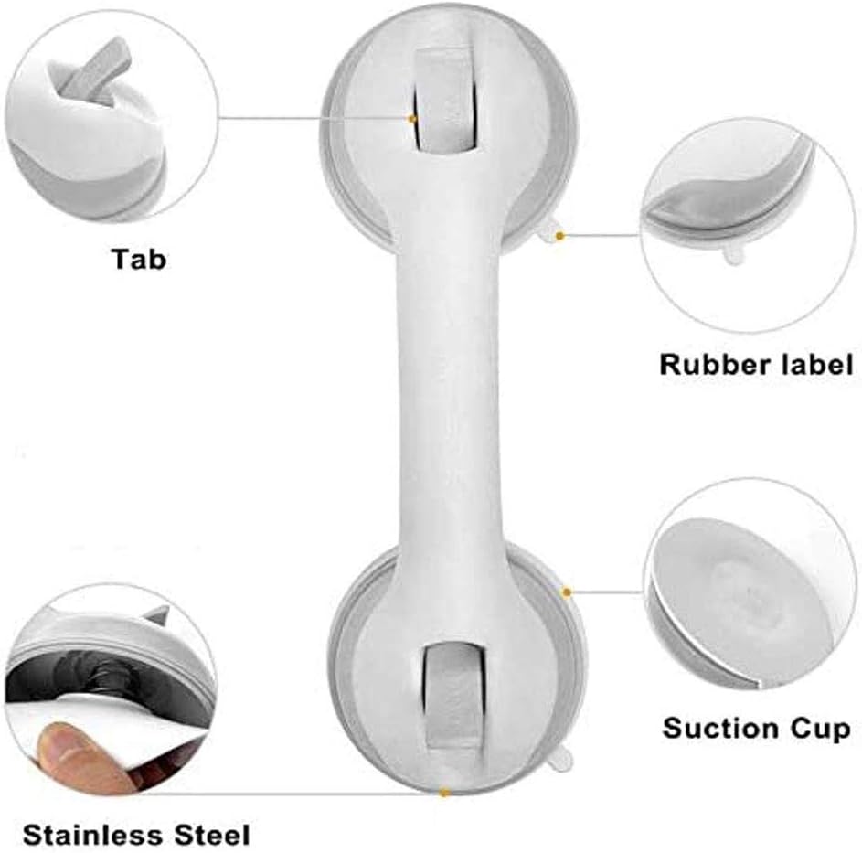 Anti-Slip Suction Grip Bathroom Safety Handle