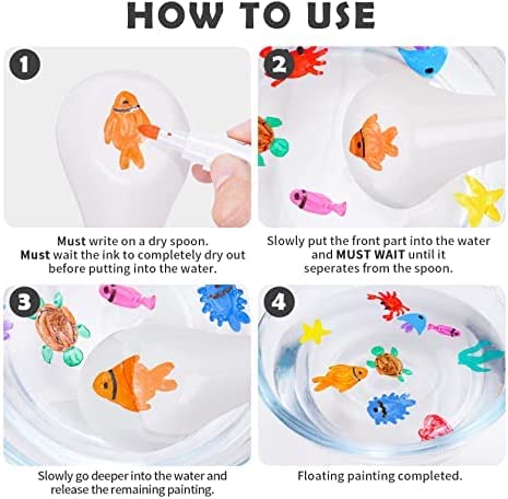 Magical Water Painting Markers Set With Spoon