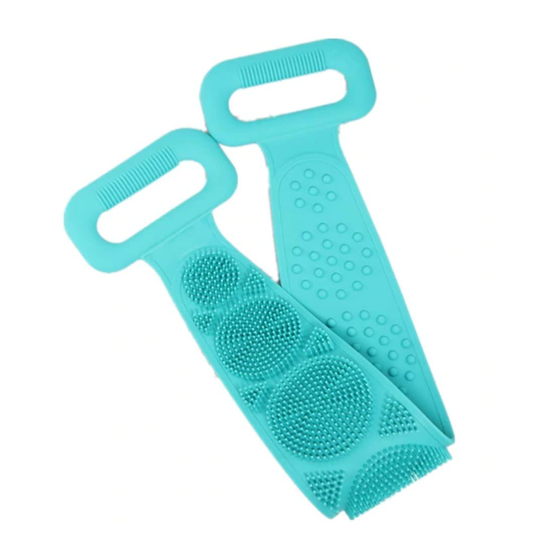 Silicone Bath Brush – Double-Sided Body Scrubber & Exfoliating Belt