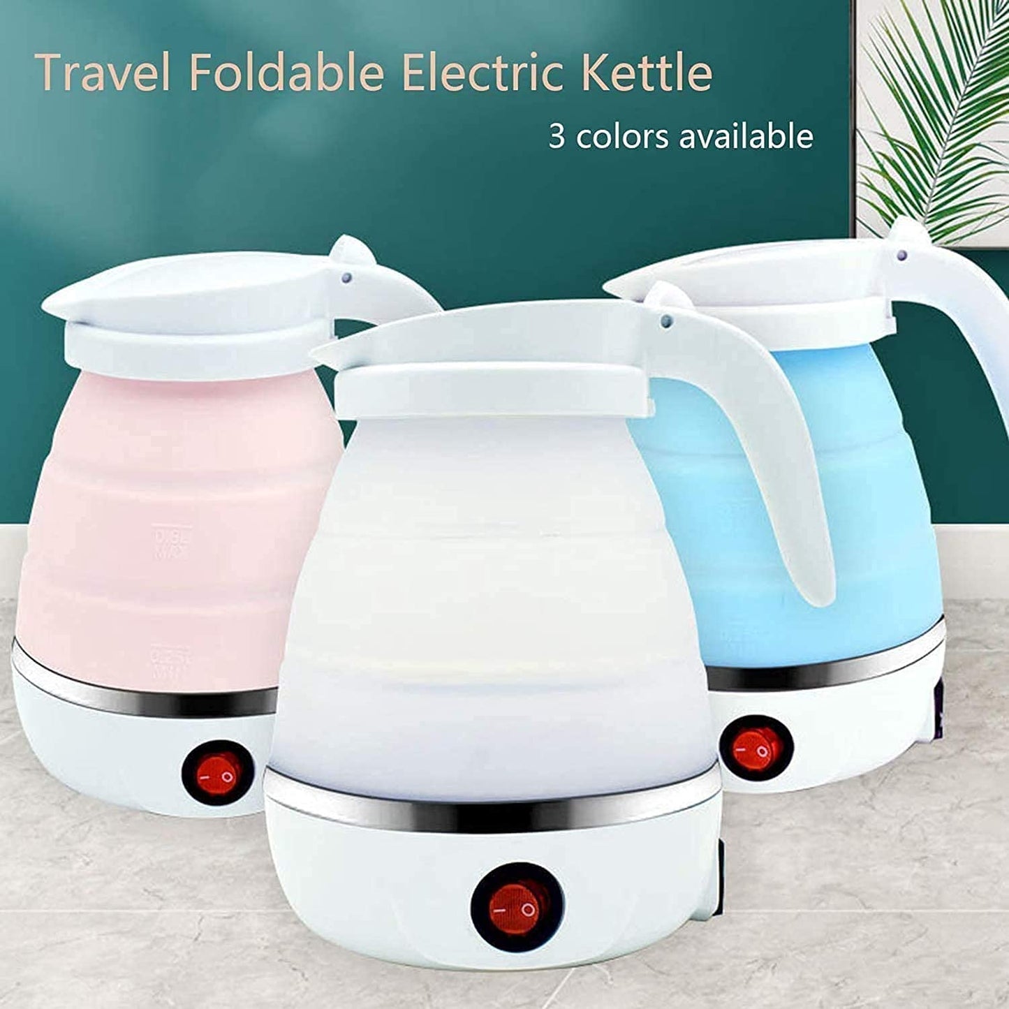 Foldable Electric Kettle – 600ml