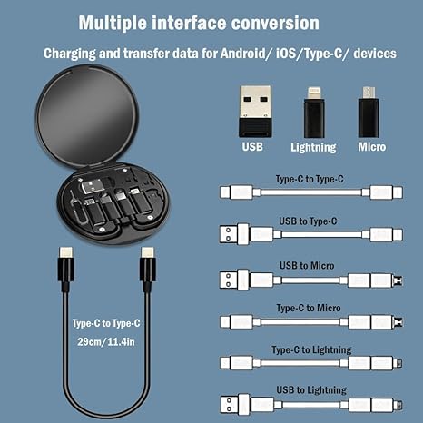 All in 1 Multipurpose Universal Cable & Adapter Set