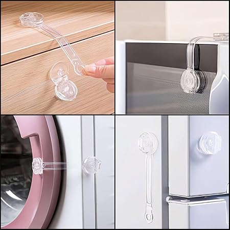 Silicone Cabinet Safety Lock | Pack of 3