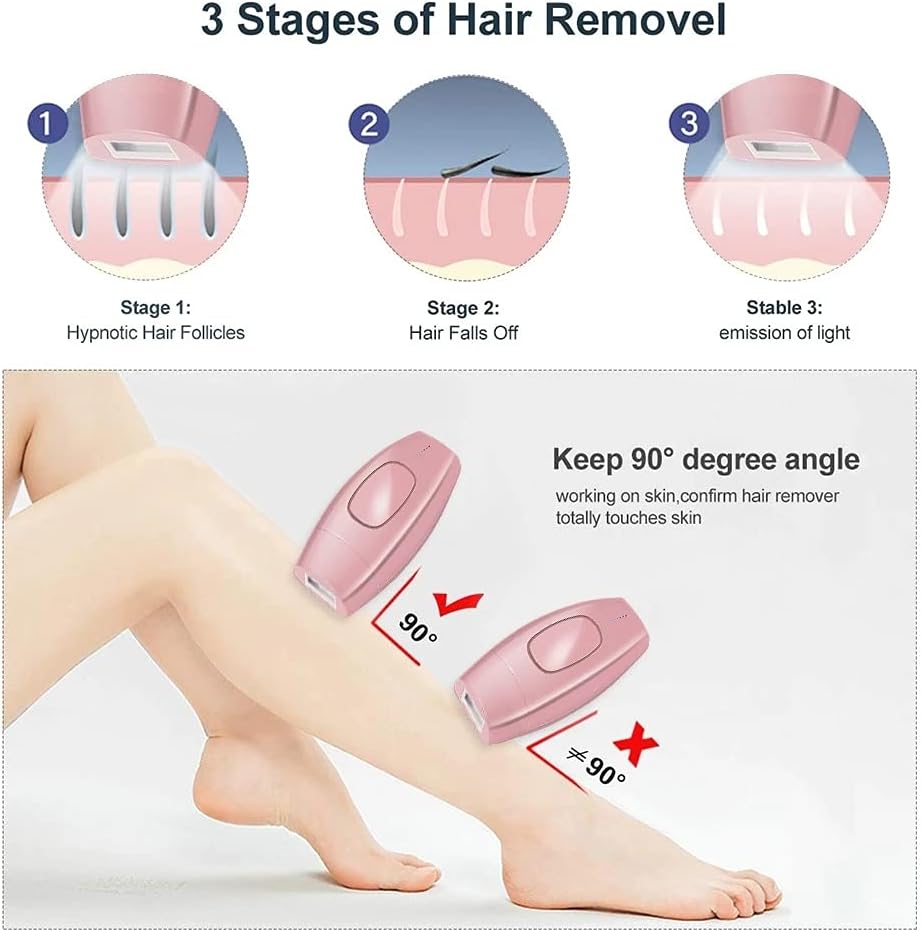 Body Laser IPL Mini Hair Removal – Portable Electric Device for Men & Women