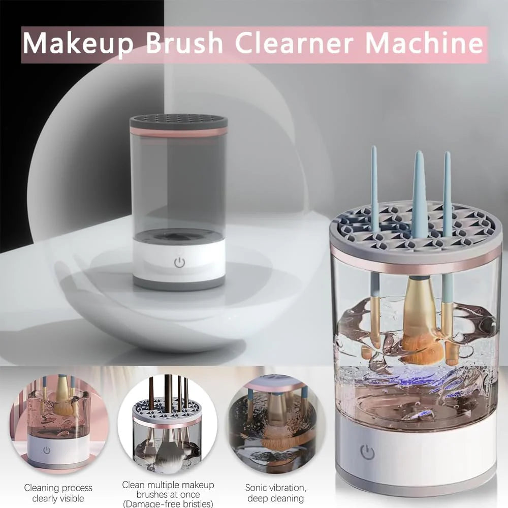 3-in-1 USB Electric Makeup Brush Cleaner