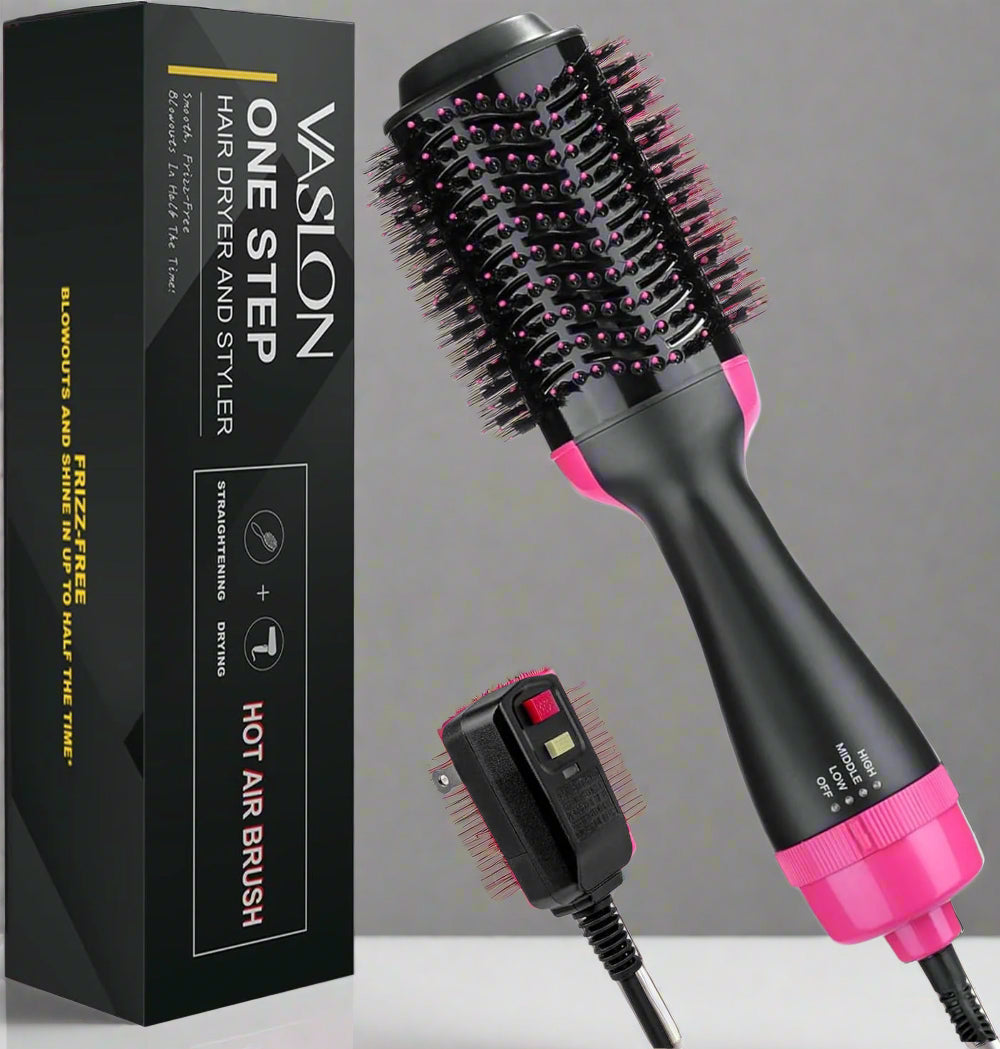All-in-One Hair Dryer Brush – Smooth, Straighten & Curl Effortlessly