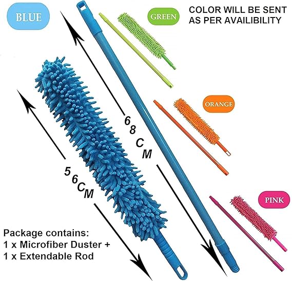 Foldable Microfiber Fan Cleaning Duster β Quick & Easy Dust Removal for Home & Kitchen