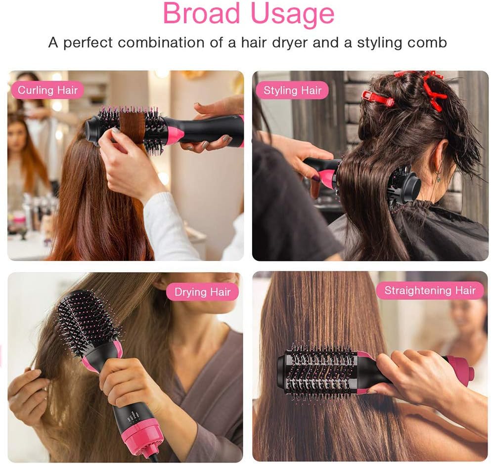 All-in-One Hair Dryer Brush – Smooth, Straighten & Curl Effortlessly