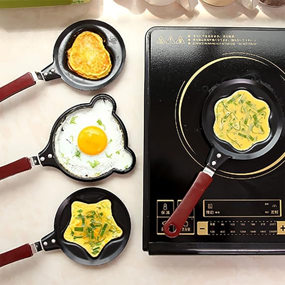 Creative Mini Nonstick Egg Frying Pan – Fun Shapes for Perfect Eggs