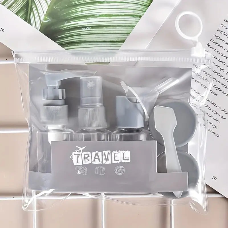 Travel Refillable Pump Bottles – Compact Toiletry Containers for Lotions, Shampoo & Liquids