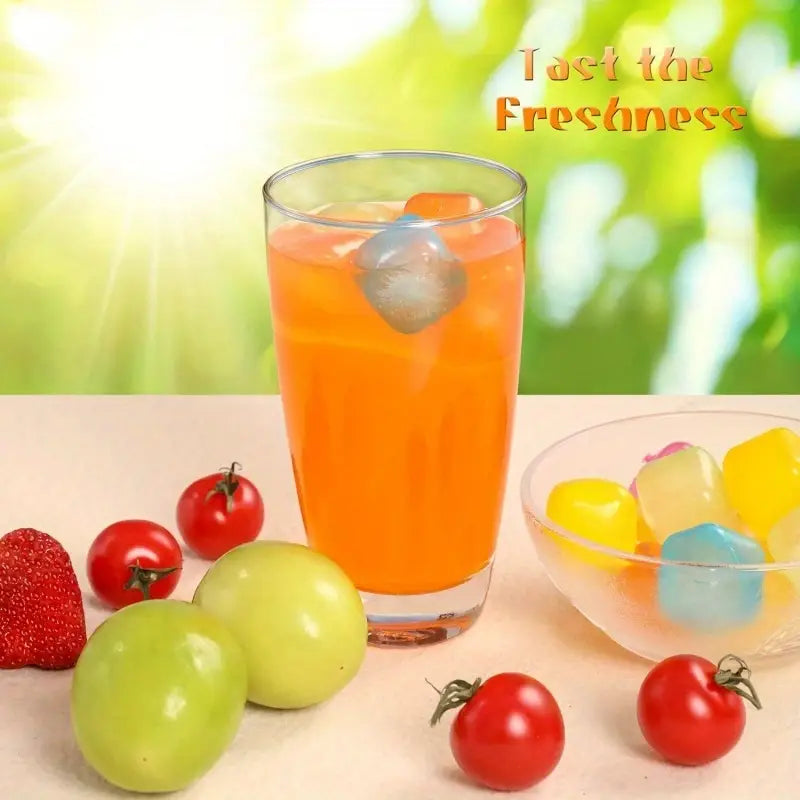 Colorful Fake Ice Cubes – Fun & Reusable Drink Decor