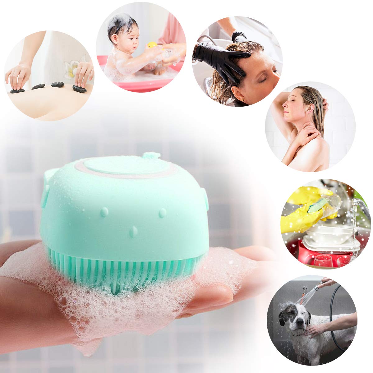 Silicone Massage Bath Brush
