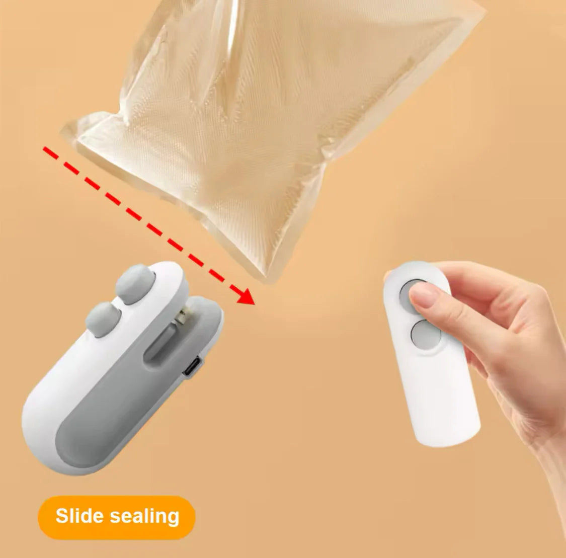 Plastic Bag Sealer – 2 in 1 Seal & Cut Tool