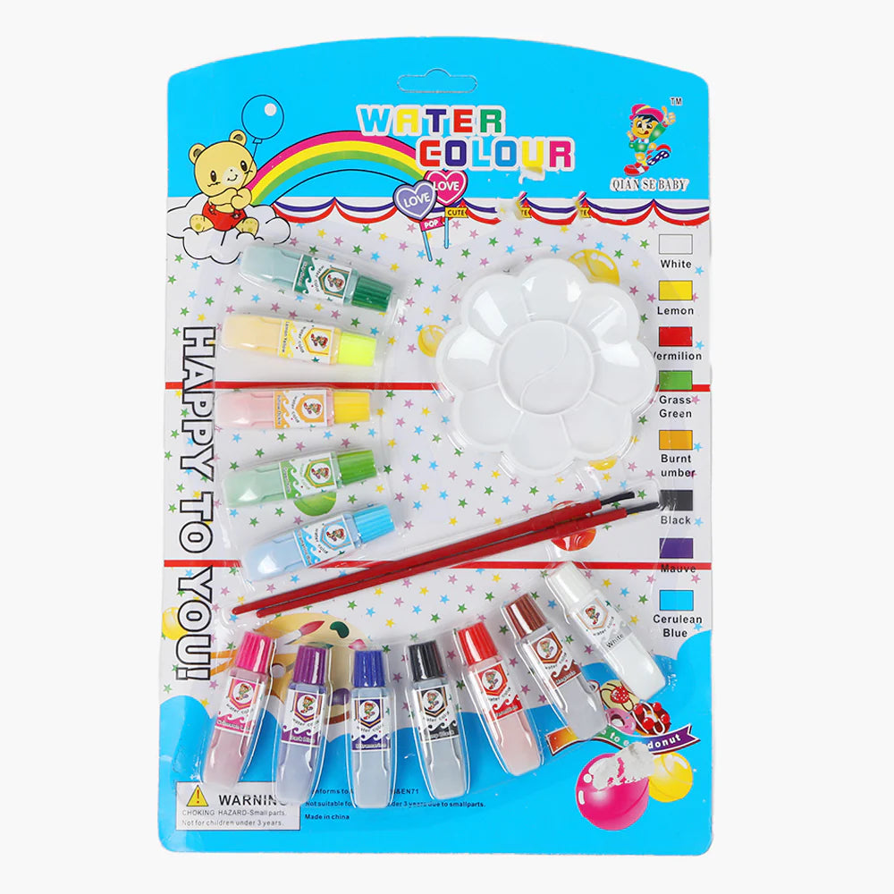 Watercolor Paint Set for Kids – Safe Fun Creative Play