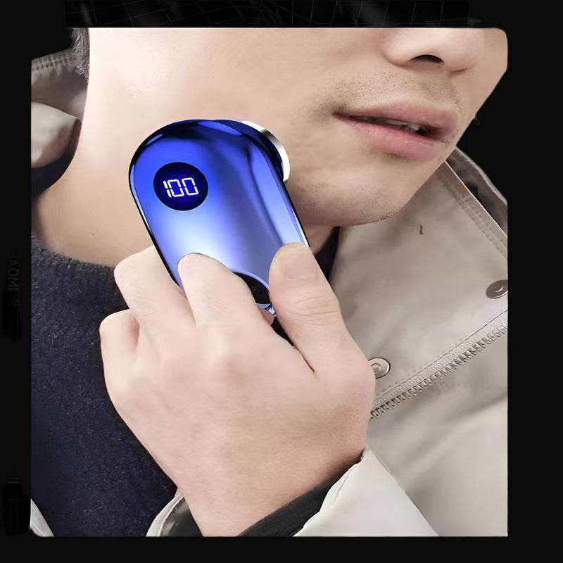 EdgeMate Pocket Shaver – Sleek, Travel-Ready Grooming Tool