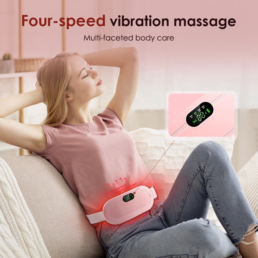 Portable Heating & Massage Belt – Comfort for Cramps & Back Tension