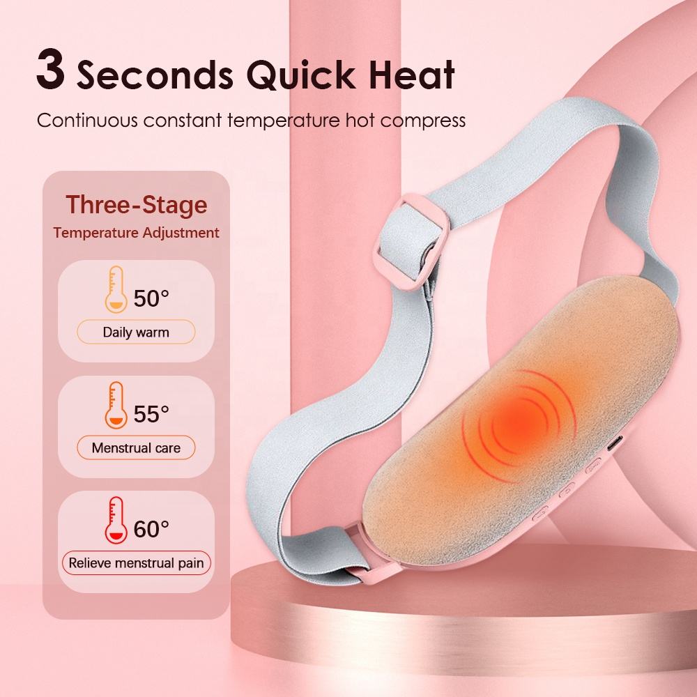 Portable Heating & Massage Belt – Comfort for Cramps & Back Tension