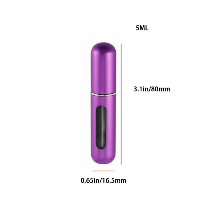 5ml Refillable portable perfume spray bottle