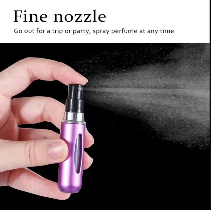5ml Refillable portable perfume spray bottle