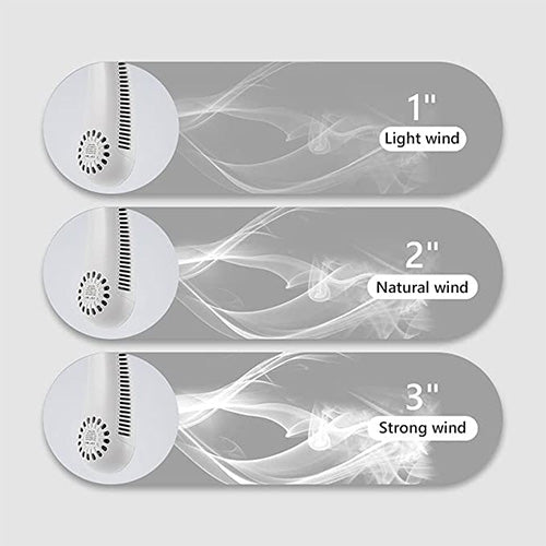 Portable Bladeless Neck Fan – USB Rechargeable & Hands-Free Cooling