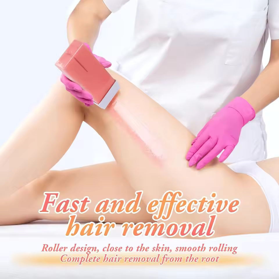 SilkSmooth – Professional Pink Roller Wax for Sensitive Skin