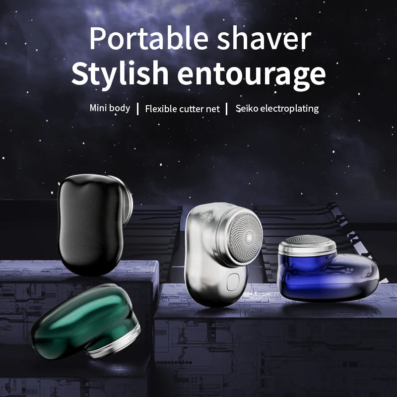 EdgeMate Pocket Shaver – Sleek, Travel-Ready Grooming Tool