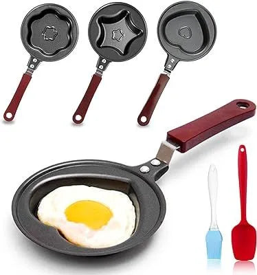 Creative Mini Nonstick Egg Frying Pan – Fun Shapes for Perfect Eggs