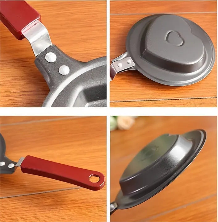 Creative Mini Nonstick Egg Frying Pan – Fun Shapes for Perfect Eggs