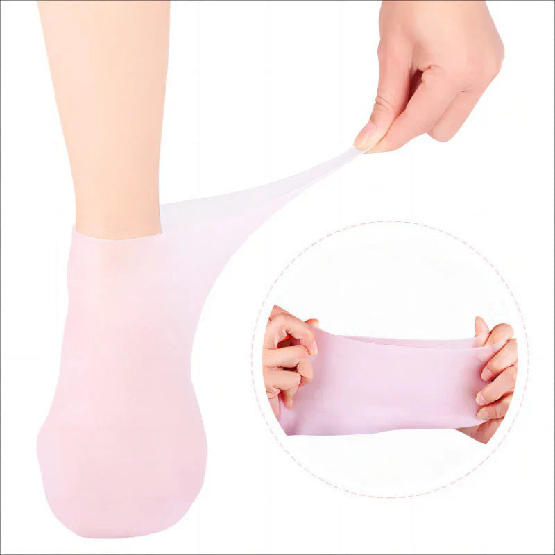 Silicone Moisturizing Gel Socks for Dry & Rough Feet