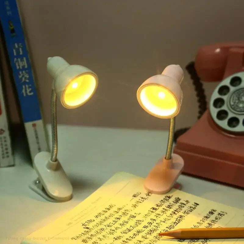 Portable Study Book Lamp β Clip-On Flexible LED Reading Light