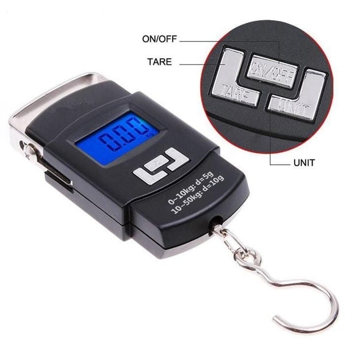 Portable Electronic Luggage Scale–Travel Weight Measuring Tool