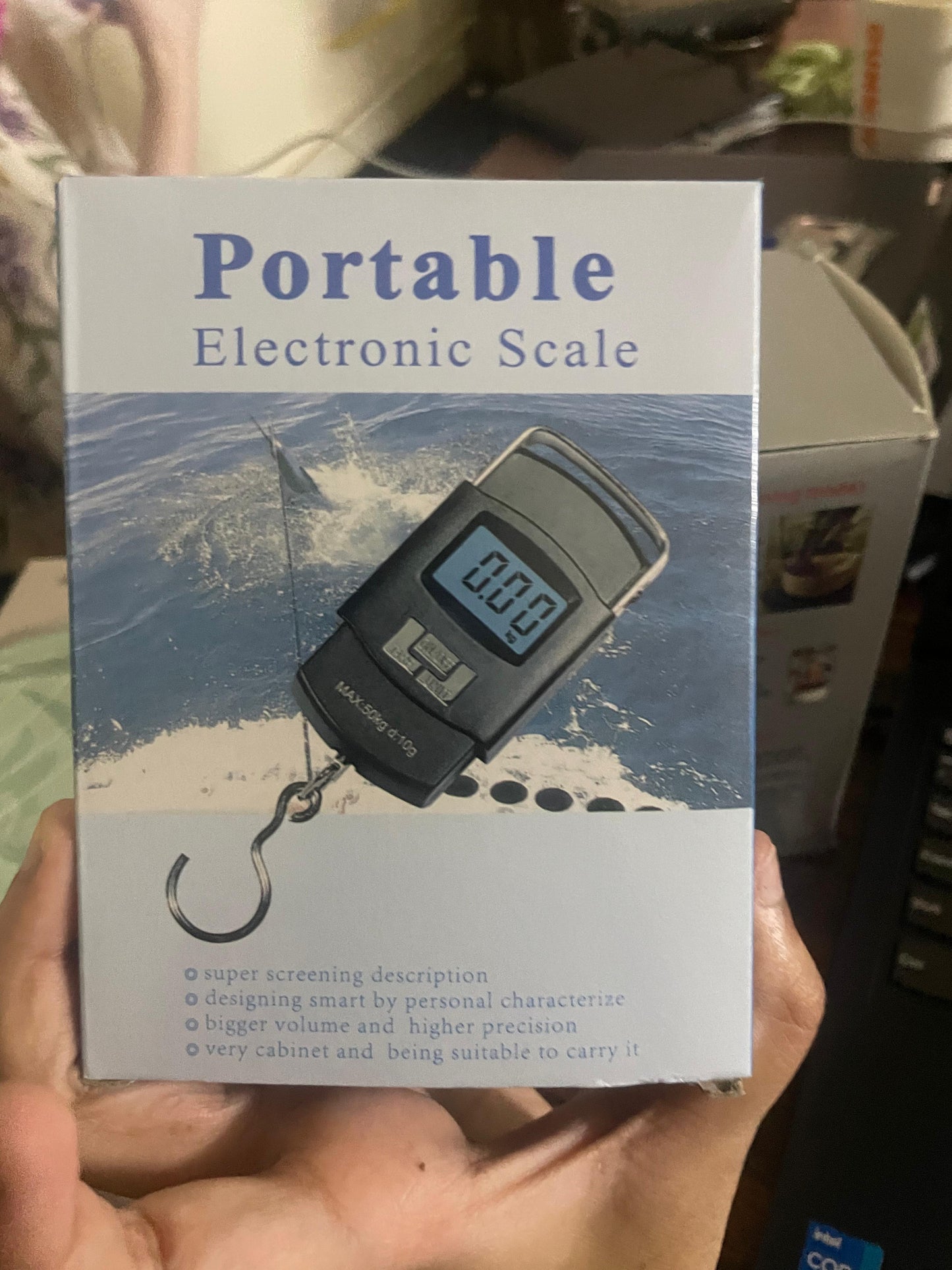 Portable Electronic Luggage Scale–Travel Weight Measuring Tool