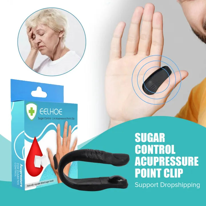 Sugar Control LI4 Acupressure Clip – Natural Relief for Sugar & Stress